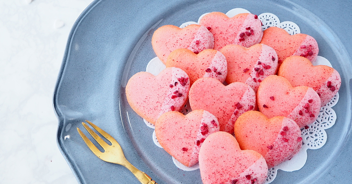 バレンタインに ハートのラングドシャクッキーで想いを伝えちゃおう おうちごはん