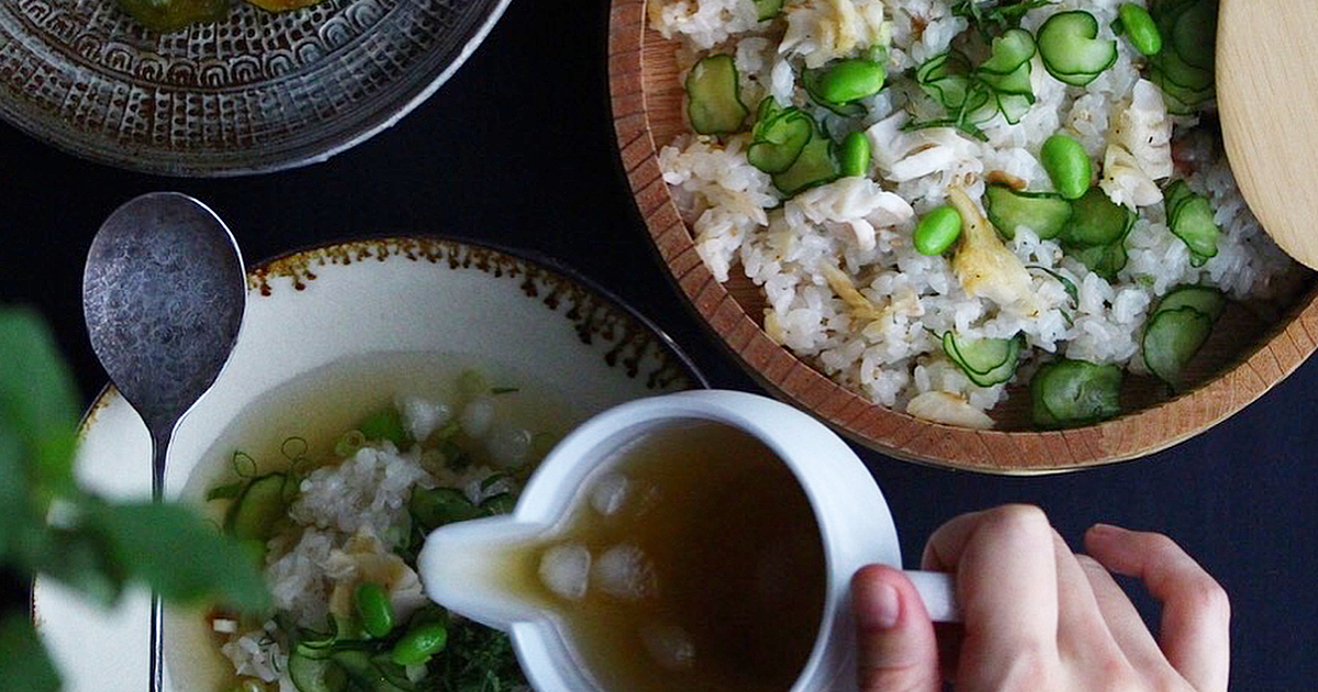 ごはんにかけるだけで完成 体がよろこぶ 冷やし茶漬け アレンジ おうちごはん