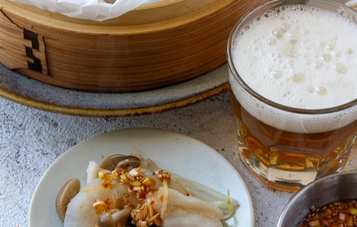  鍋より手軽なあったか乾杯レシピ！「豚バラと鍋野菜の中華風蒸籠蒸し」