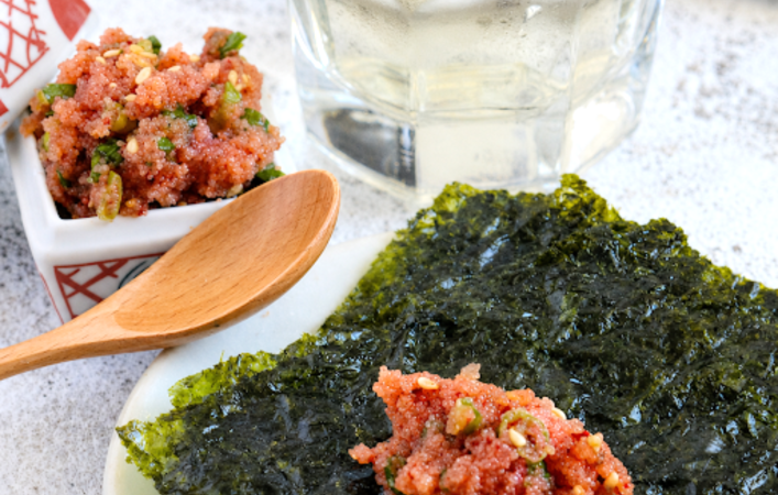 材料を切って混ぜるだけ！お酒もごはんも進む万能おつまみ「韓国風明太子和え」