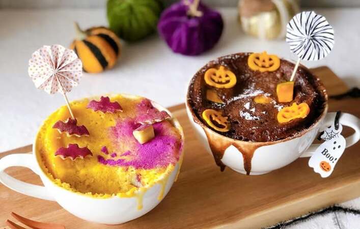 ハロウィン当日にも!朝食&おやつにピッタリな簡単マグカップレシピ