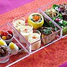 透明の重箱?!ホムパもピクニックも！夏パーティーは涼しげなクリア重箱で決まり
