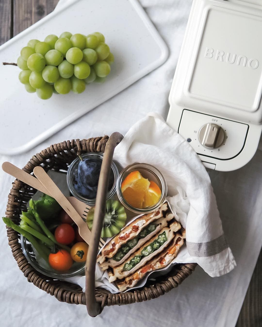 あなたなら何挟む？おしゃれでおいしいBRUNOホットサンド弁当を