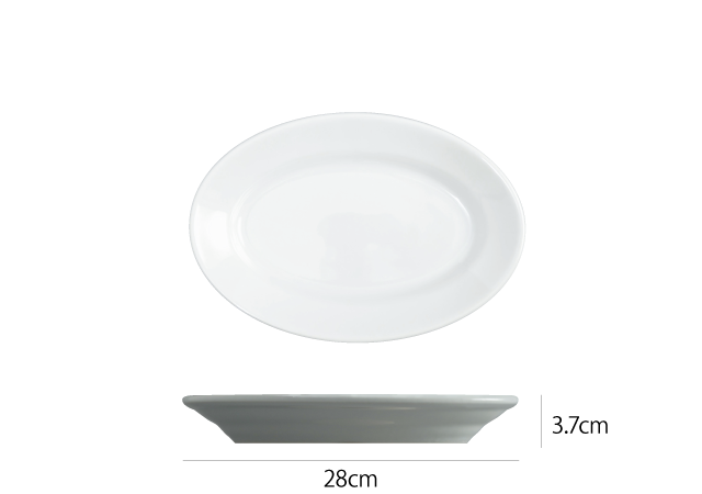 チボリ  オーバルプレート 28cm