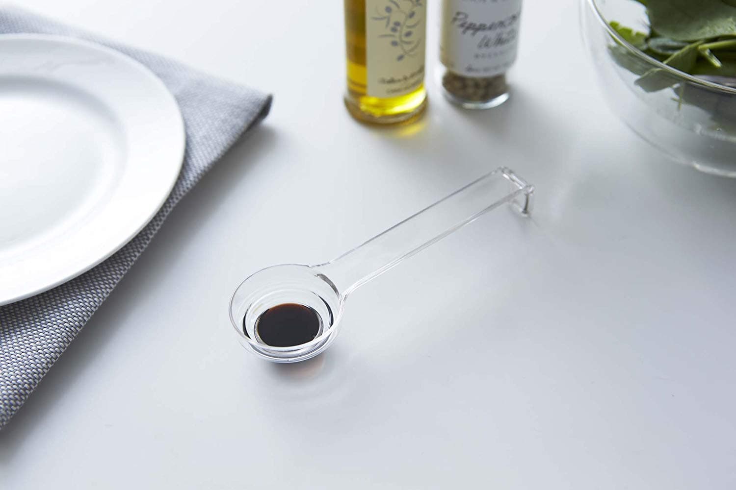 山崎実業 段々計量スプーン レイヤー クリア 2548