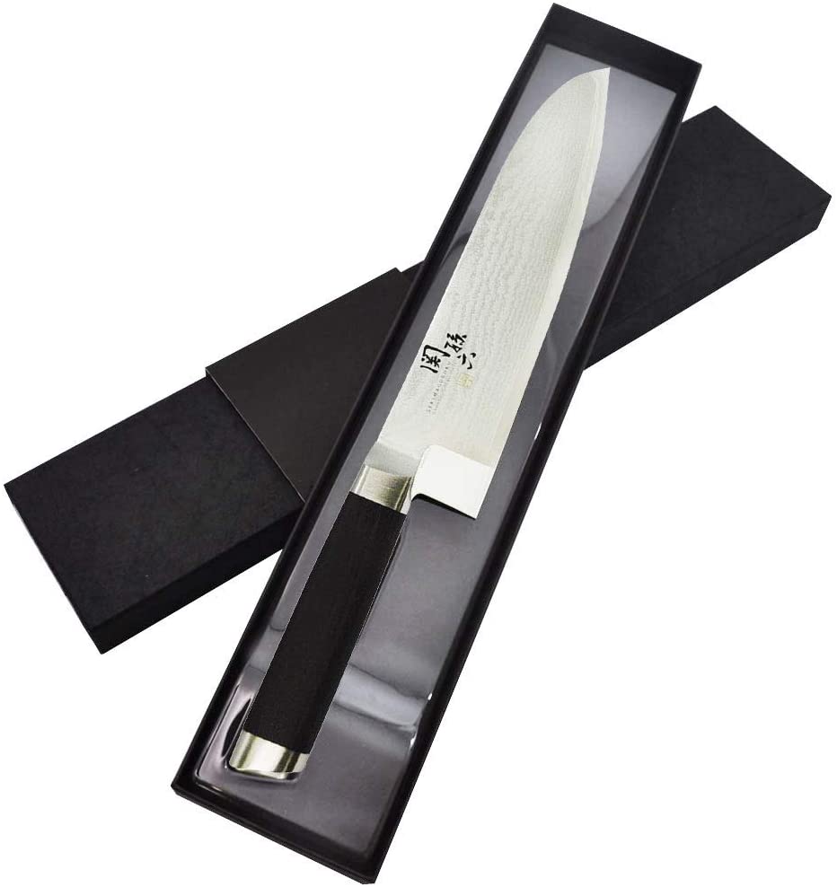 関孫六 ダマスカス 三徳 165mm