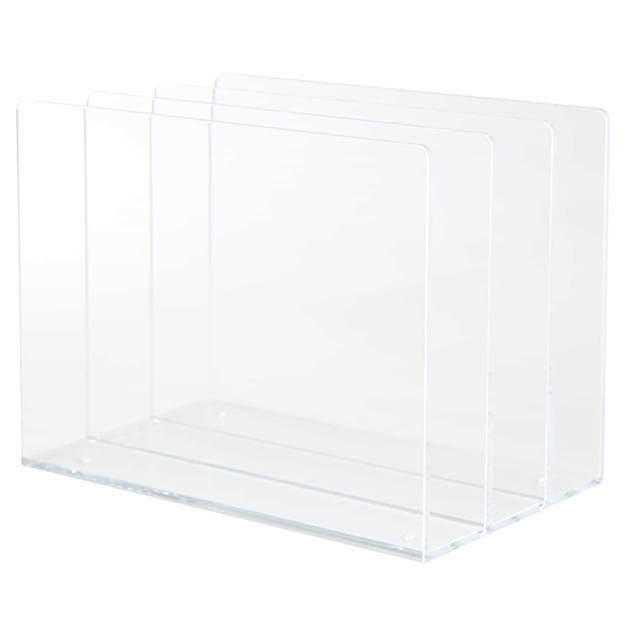 アクリル仕切りスタンド　３仕切り・約１３３×２１０×１６０ｍｍ 