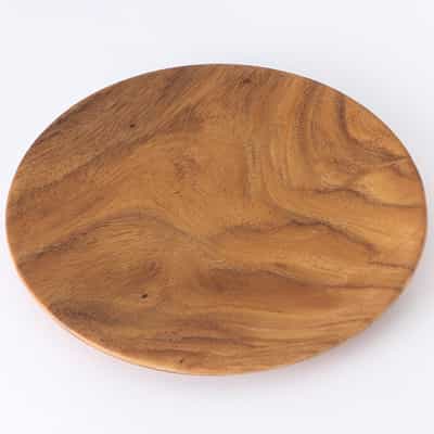 アカシア　プレート　約直径２６×高さ２ｃｍ