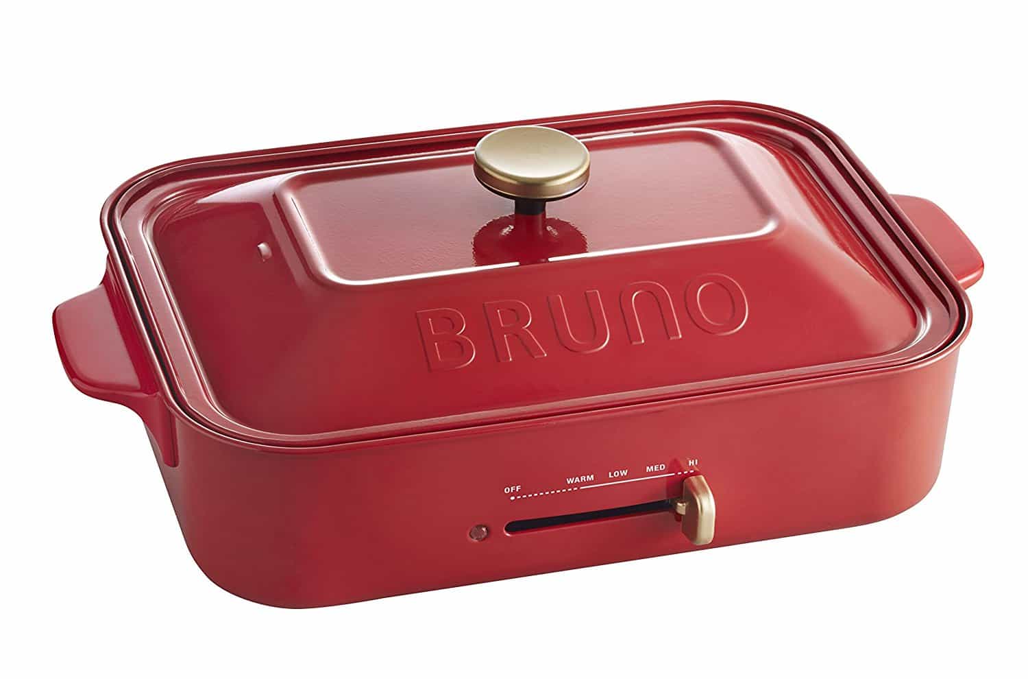 BRUNO コンパクトホットプレート レッド