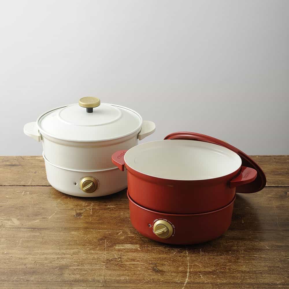 BRUNO グリルポット ホワイト BOE029-WH