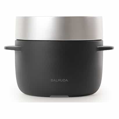 BALMUDA バルミューダ K03A-BK [BALMUDA The Gohan（バルミューダ ザ・ゴハン） 電気炊飯器 3合炊き ブラック]