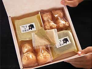 北海道　クマの形をした最中セット