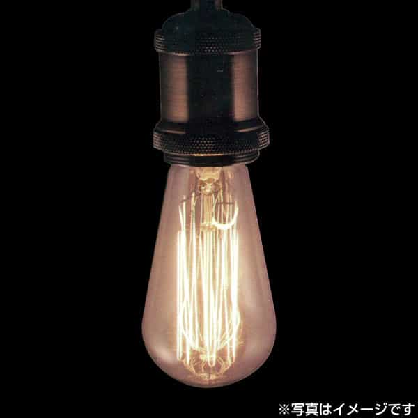 E26口金 明るさ60W相当 アンティーク電球(ST58)