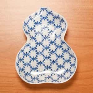 東屋 印判豆皿 ひょうたん・松皮