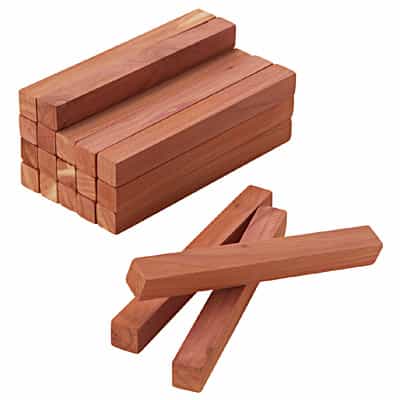 レッドシダーブロック 20本入(約幅10cm×1×1cm)