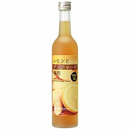 レモンとジンジャーの梅酒 500ml 【和歌山県 中野BC】