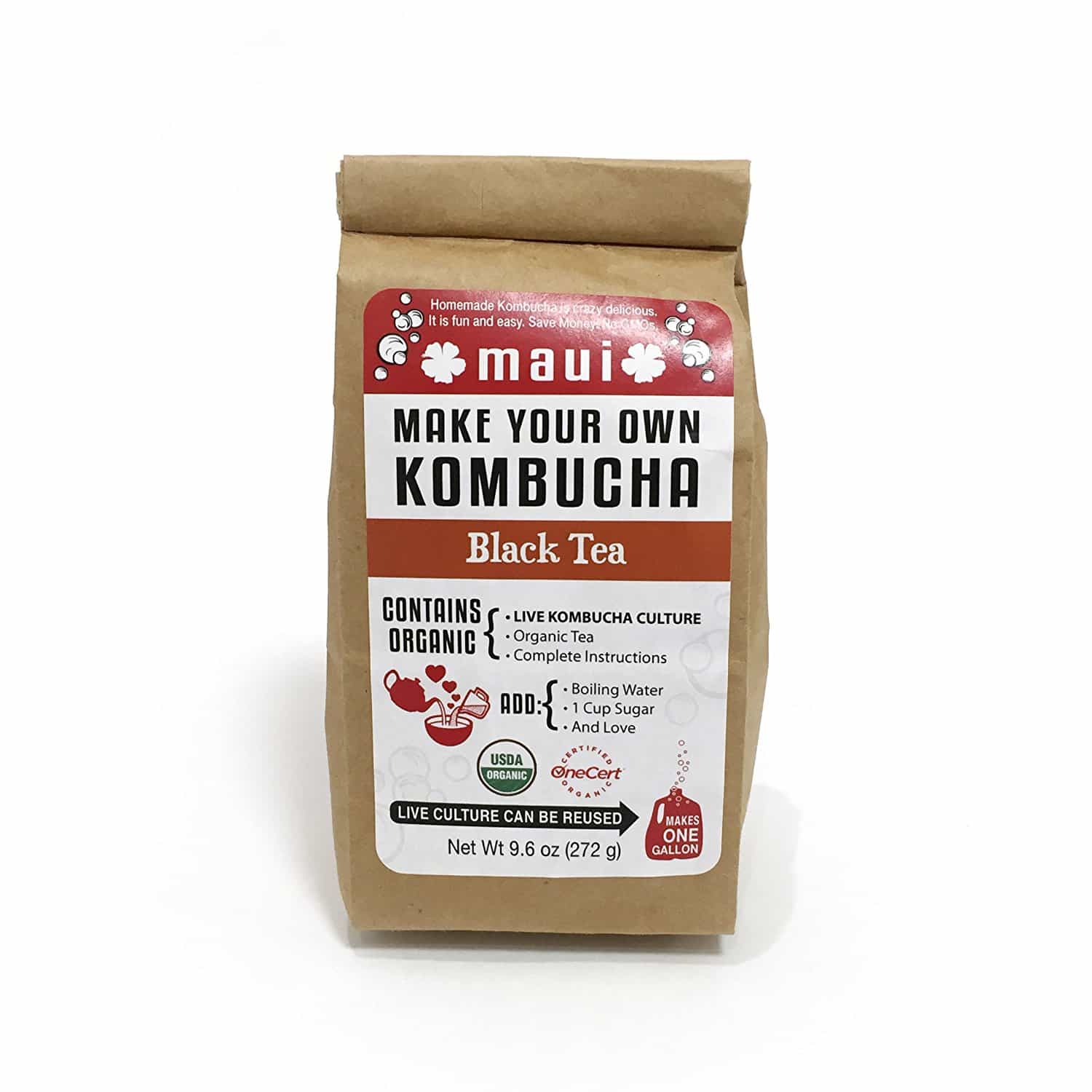 MAUI KOMBUCHA コンブチャスターターキット ブラックティー