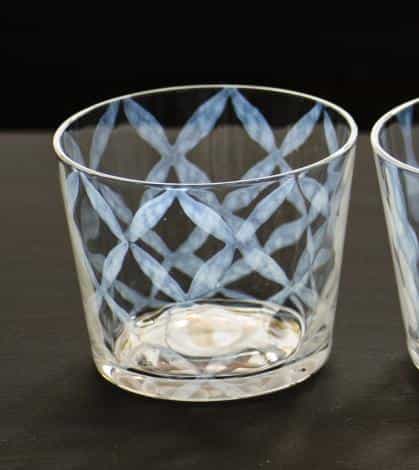 廣田硝子 グラス 大正浪漫硝子 格子