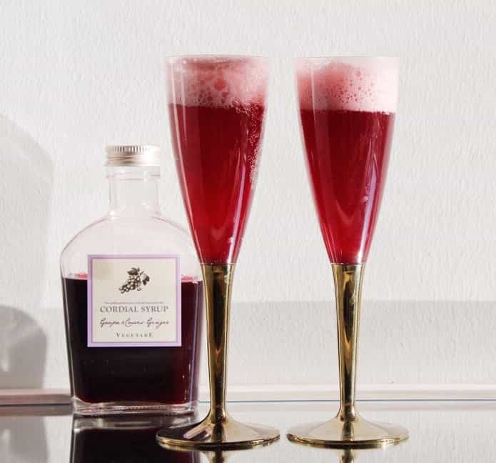 葡萄カシスジンジャーコーディアル