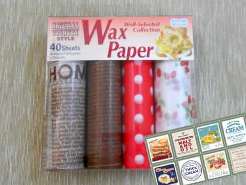 シーズン セレクトWAXペーパーSET ナチュラルカントリースタイル PG-802