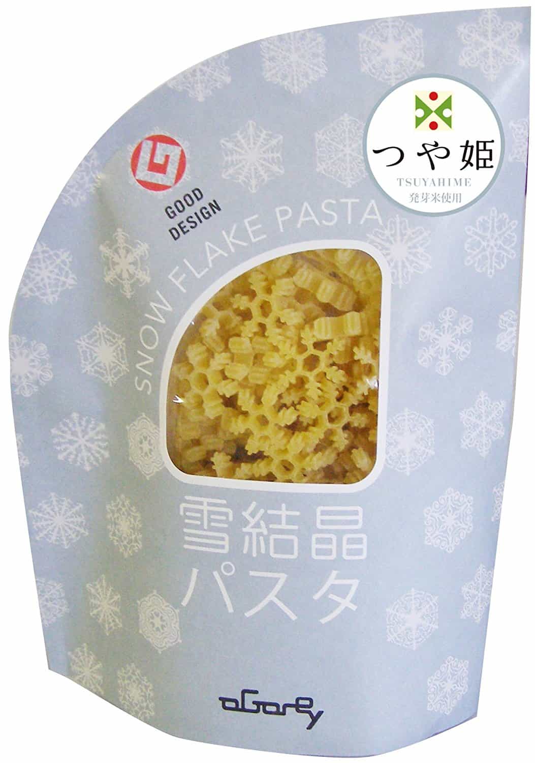 雪結晶パスタ　つや姫発芽米　1袋入(100g)