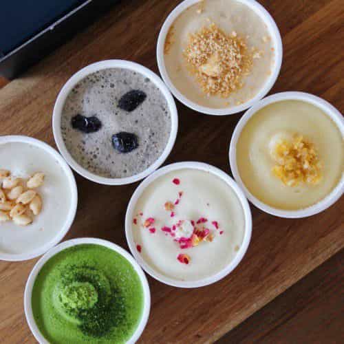 伝統和モダンアイスジェラート