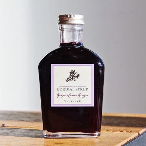 葡萄カシスジンジャーコーディアル