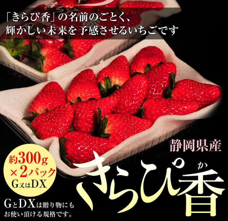 『きらぴ香』 静岡県産 約300g×2パック(グランデまたはデラックス)※冷蔵