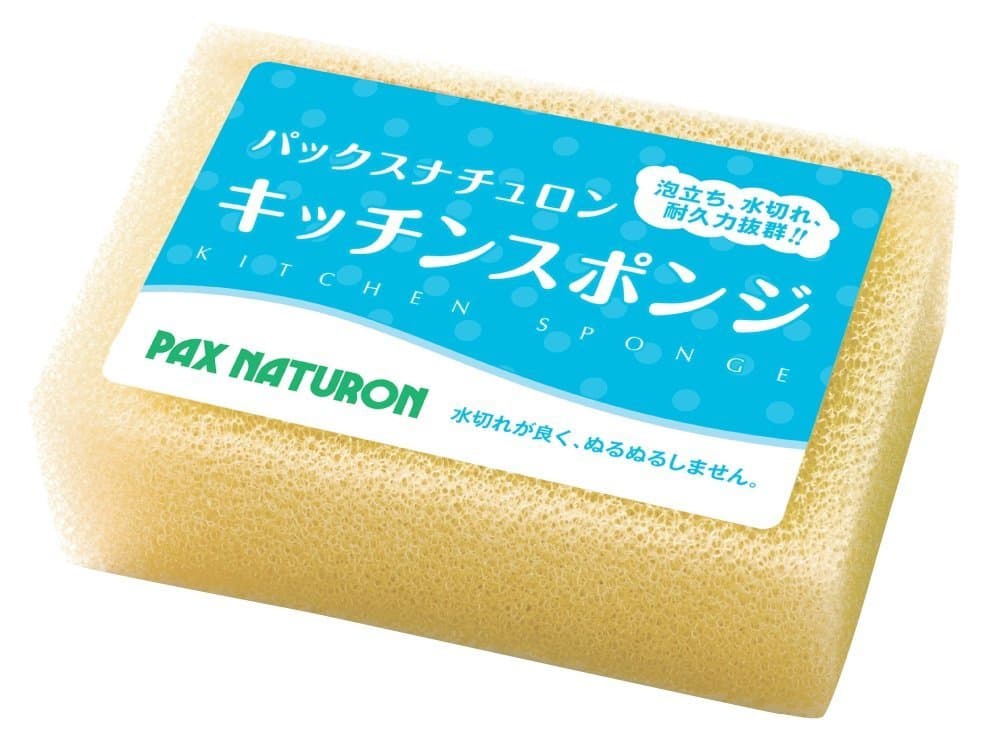 パックスナチュロン キッチンスポンジ 1個 ナチュラル 食器用スポンジ